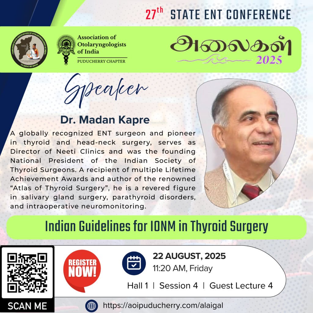 Dr. Madan Kapre - Alaigal Speaker 1