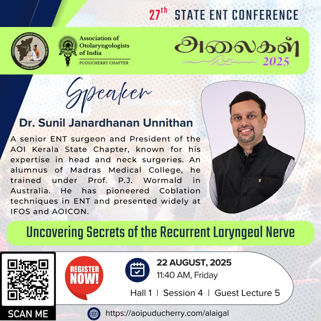 Dr. Sunil Janardhanan Unnithan - Alaigal Speaker 1