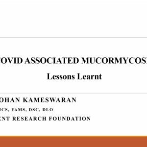 Webinar on COVID-Associated Mucormycosis Lessons Learnt Photo 1